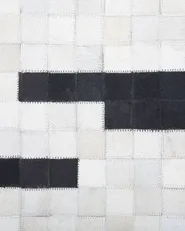 Matto BOLU Musta 160 x 230 cm nahka_212684