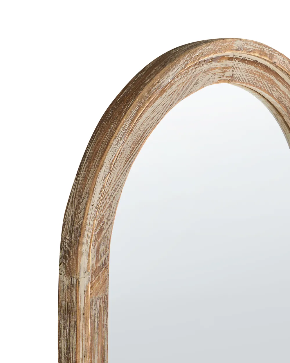 Wall Mirror COIGNY 55 cm 170 cm Fir Wood Light Brown_997666