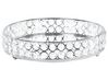 Dekorationsbricka VATAN Glas Silver