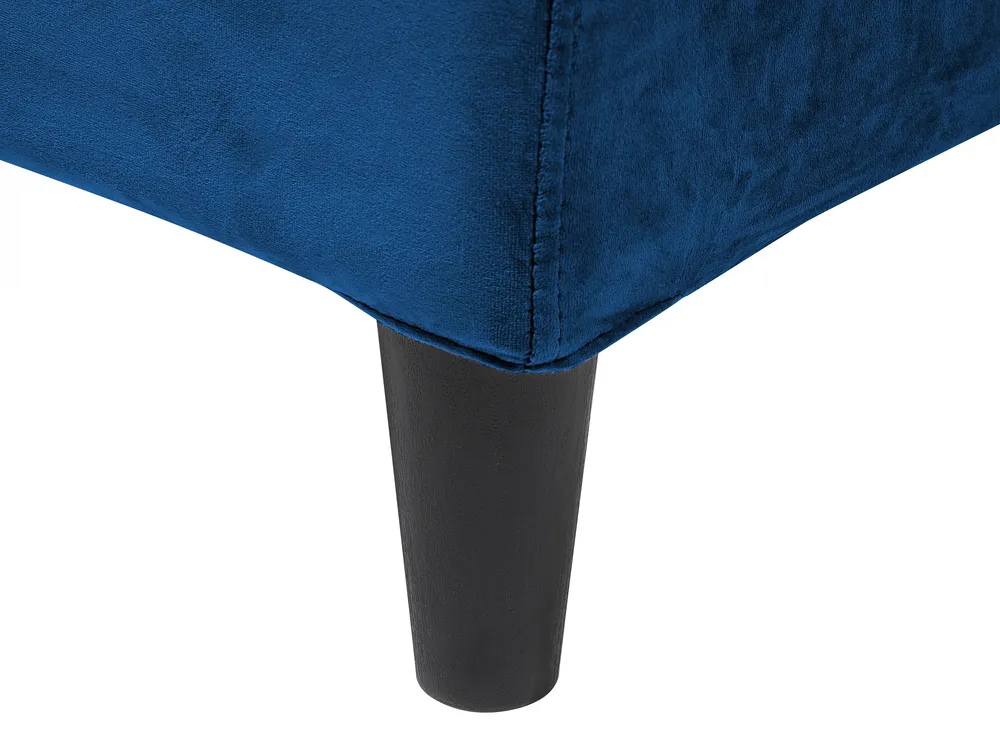 Bed Frame Cover Velvet FITOU 180 x 200 cm Dark Blue_752891