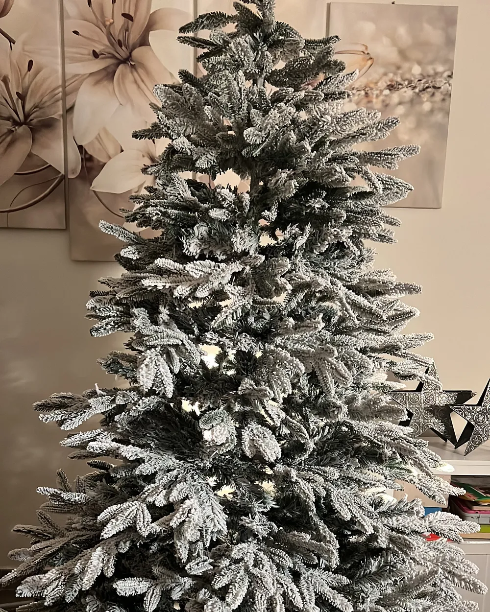 Joulukuusi luminen BASSIE 180 cm Valkoinen_915690