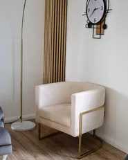 Fåtölj SIRKKA Sammet Ljusbeige_1036560