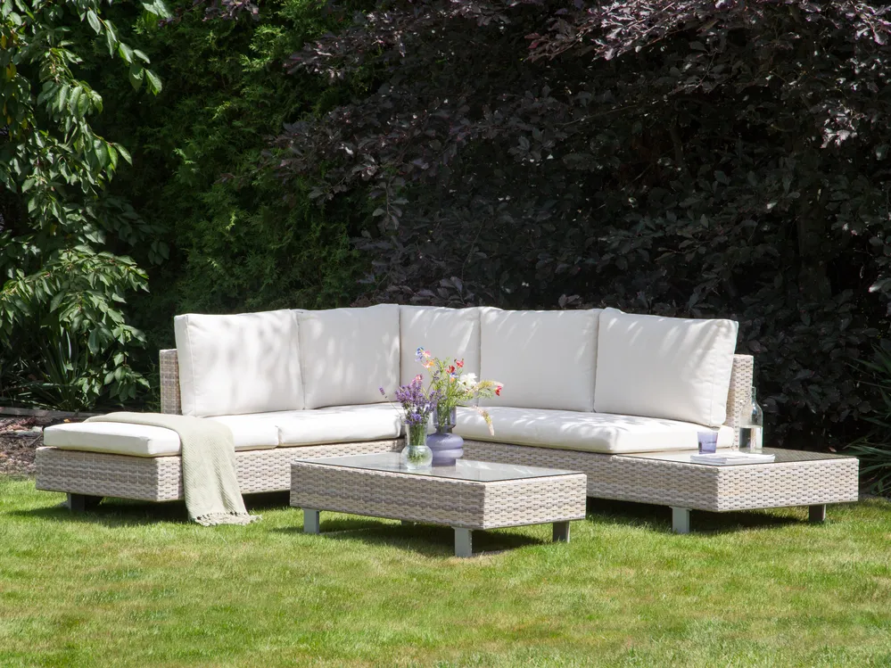 Outdoor Cushion Cover Set LANCIANO Off-White