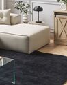 Shaggy Rug DEMRE Black 160 x 230 cm