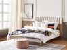 Bed Velvet MARVILLE 180 x 200 cm (EU Super King) Sand Beige