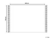 Päiväpeitto BERE Puuvilla 150 x 200 cm Luonnonvalkoinen_918057
