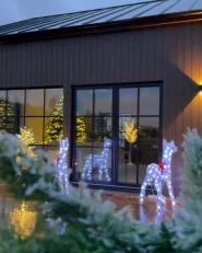 Outdoor Decoration LED AURENNE 110 cm Deer White_1041569