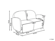 Sofa 2 Seater JULE Boucle Off-White_1145560