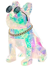 LED-dekoration Hund JONKU Flerfärgad_1030313