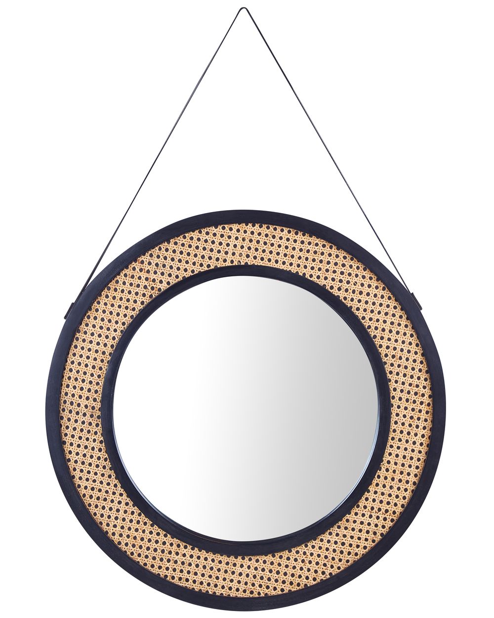 Wall Mirror CAMBRAI 70 cm 104 cm Rattan Natural