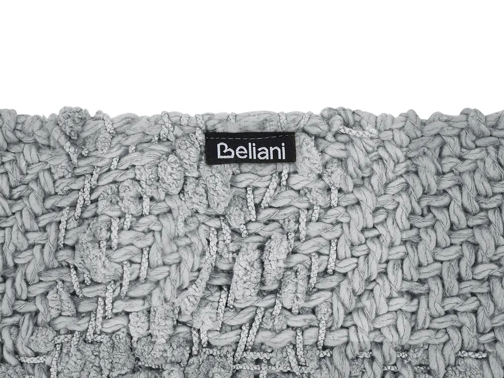 Blanket VELLA Cotton 220 x 240 cm Grey_939518