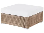 Garden Corner Sofa with Table 4 Seater SANO Modular PE Rattan Natural Right Hand_933624