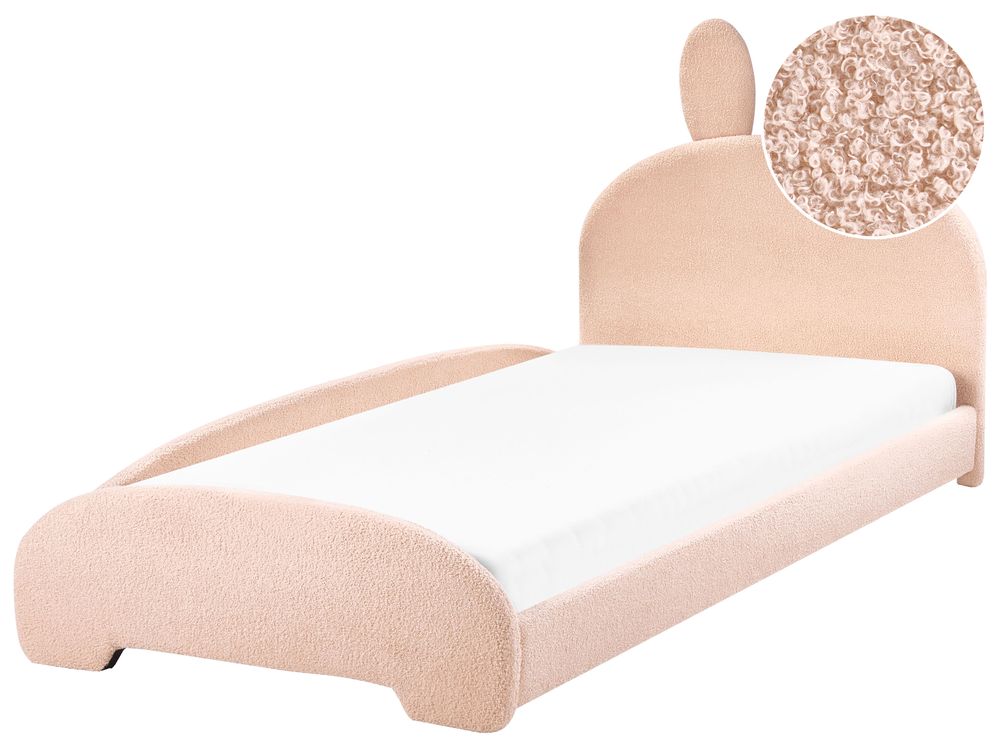 Barneseng Kanin Bouclé PERROS 90 x 200 cm Beige