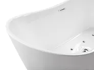 Freestanding Hot Tub with LED ANTIGUA 1680 x 800 mm White_808018