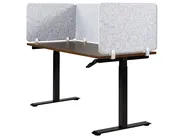 Skiljevägg för skrivbord SPLIT 160 x 50 cm Grå_894541