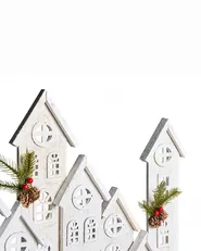 Christmas Decoration LED MAAVESI 53 cm House White_1028292
