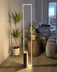 LED Floor Lamp PATRICIO Metal Gold_1012703