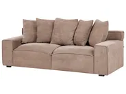 Sofa 3 Seater VISKAN Corduroy Dark Beige_1049609