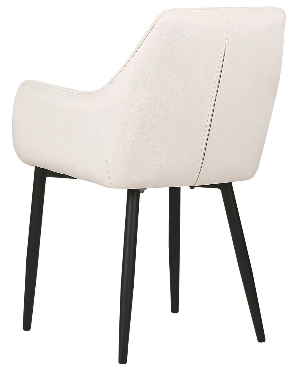 Set of 2 Dining Chairs WELLSTON Velvet Off-White_901869