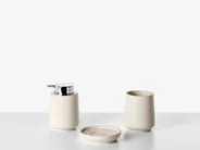 4-Piece Bathroom Accessories Set SUCHES Beige_1071906