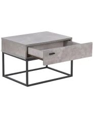 1 Drawer Bedside Table CAIRO Light Grey_790415