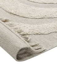 Matto HAKKARI Vaaleanbeige 80 x 150 cm Puuvilla_837831