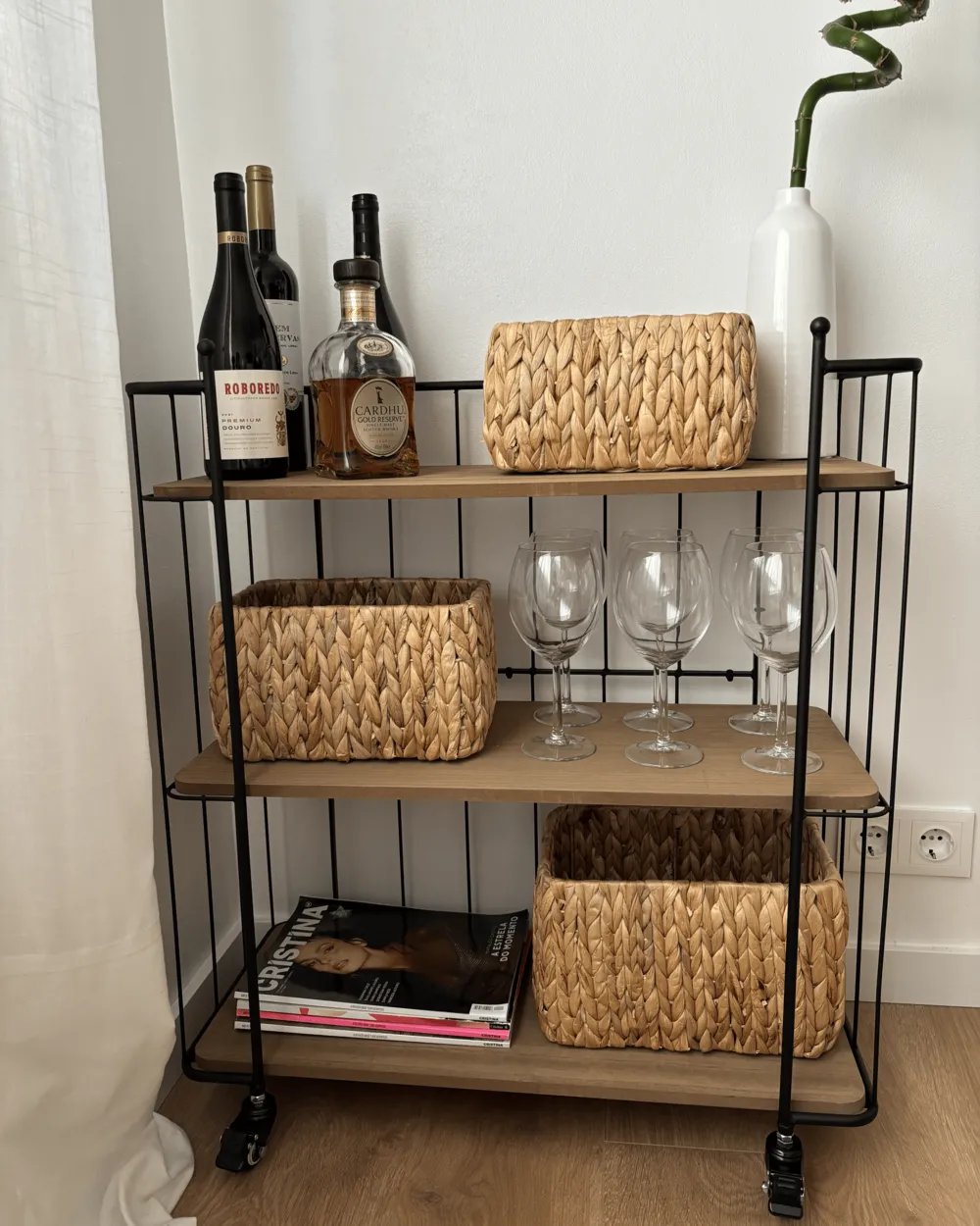 Kitchen Trolley GABBS Metal Black_972965