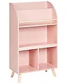 Kirjahylly 3 tasoa LILOET 102 cm Pastellipinkki