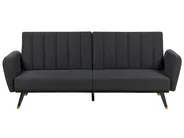 Sofa Bed 3 Seater VIMMERBY Fabric Black_899966