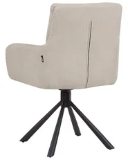 Set of 2 Dining Chairs Swivel SARDOAL Taupe_944919