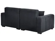 Sofa 3 Seater FAUSKAN Fabric Black_969048