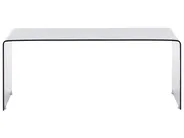 Coffee Table KENDALL Tempered Glass Black_953562