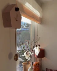 Väggklocka ARBAZ 24 cm Rosa_997951