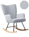 Rocking Chair ARSET Corduroy Light Blue