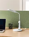 LED-skrivbordslampa CYGNUS med dimmer Metall Vit