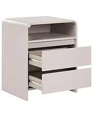 Nattbord med 2 skuffer DORRIGO Lys beige_1135010