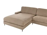 Corner Sofa 3 Seater MALOY Fabric Brown Right Hand_971304