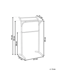 Towel Stand YOPAL Metal Silver_821813
