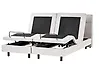 Adjustable Bed Fabric VICEROY 180 x 200 cm (EU Super King) Light Beige