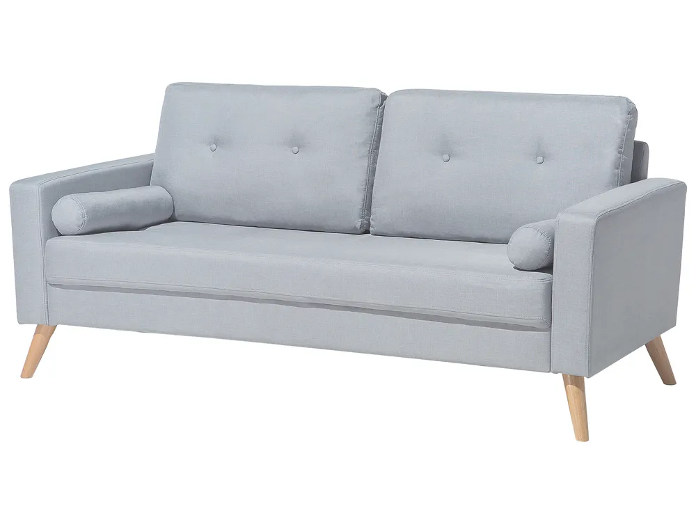 Sofa 2 Seater KALMAR Fabric Light Grey_755675