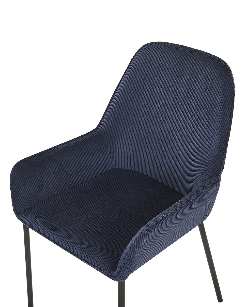 Set med 2 matstolar LOVERNA Manchester Mörkblå_780022