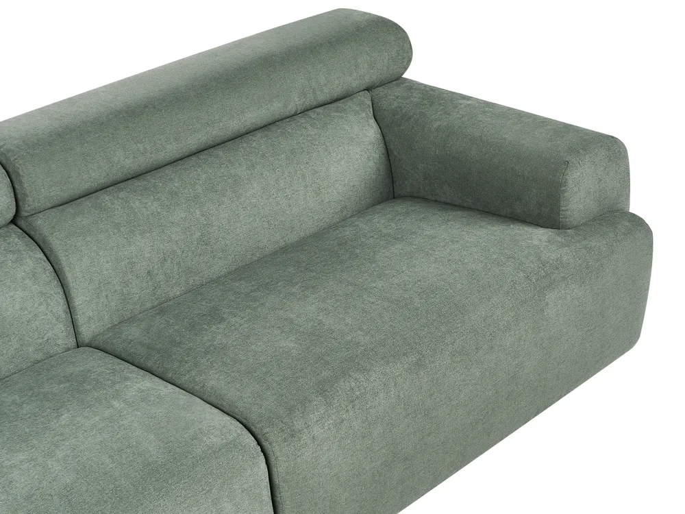 Sofa 3 Seater HOVDEN Fabric Green_1072544