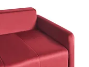 Sofa Bed 3 Seater EGGE Velvet Burgundy_1020895
