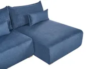 Modular Corner Sofa NERBO Fabric Blue Left Hand_1034990