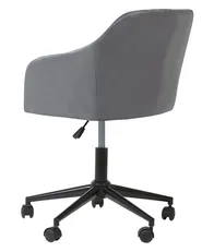 Desk Chair VENICE Velvet Grey_732387
