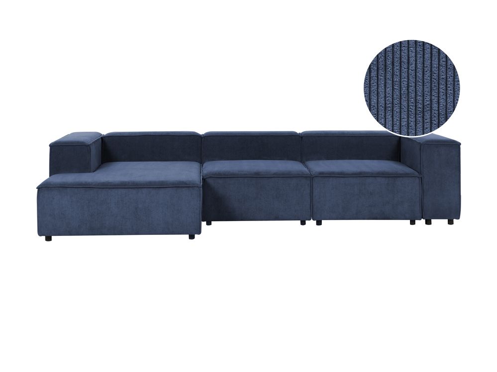 Moduulikulmasohva 4-istuttava ARDAL Vakosametti Tummansininen Oikea