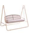 Patio Swing NORCIA Metal Beige