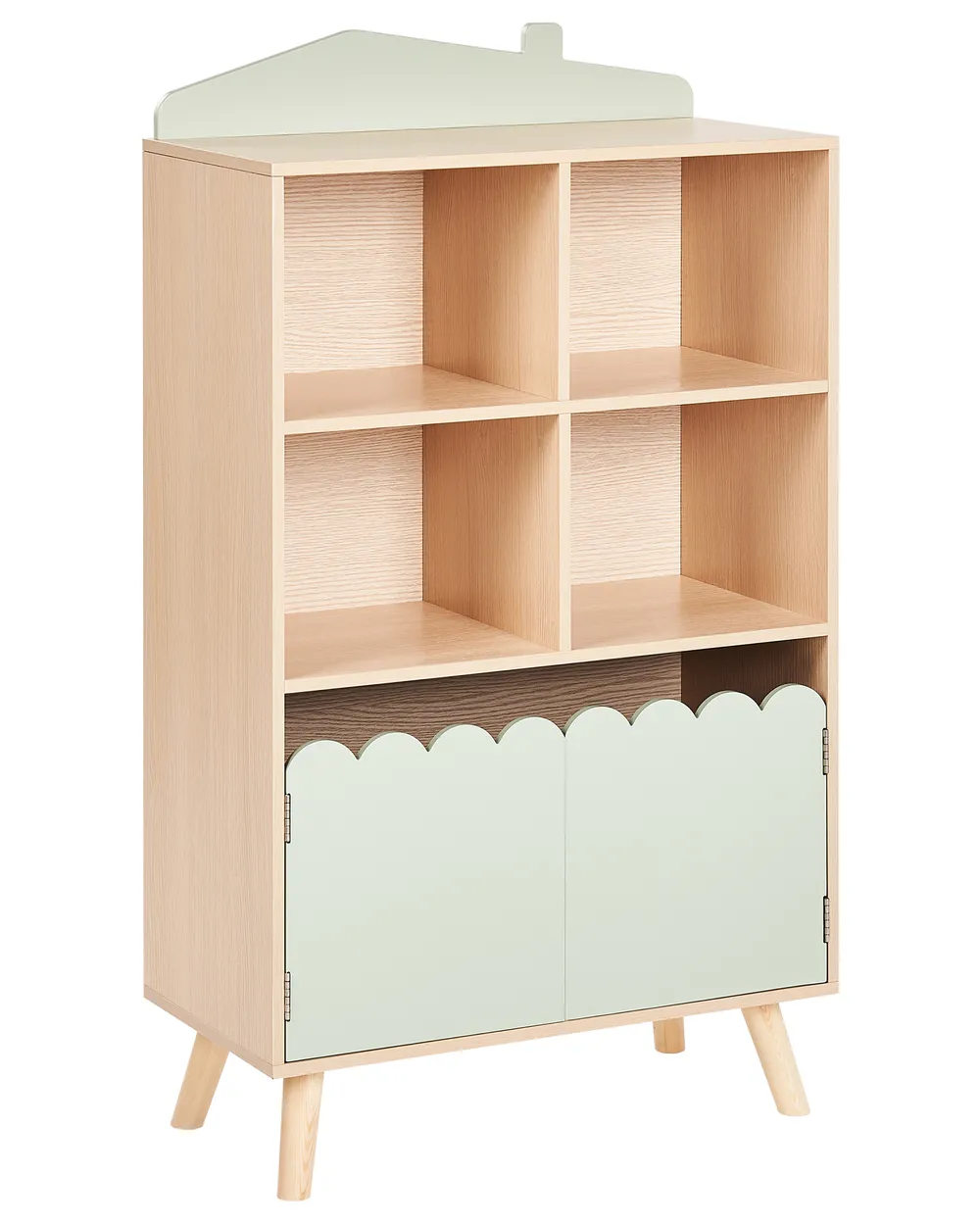 2 Tier Shelving Unit LACKEY 105 cm Light Green