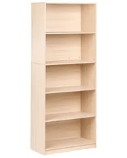 5 Tier Bookcase ZEHNA 197 cm Light Brown_1026447