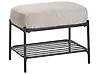 Shoe Bench TRUCKEE Fabric Beige